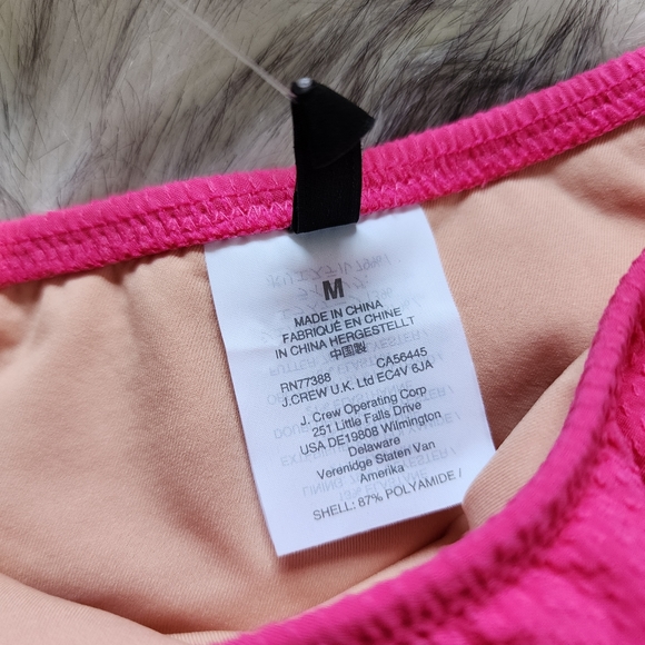 J. Crew One-Shoulder Ruffle Rickrack Bikini Top - Picture 7 of 10